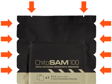 Губка кровоспинна Chitosam 100 7,6х1,22 см (CT100-B-EN) - фото 2