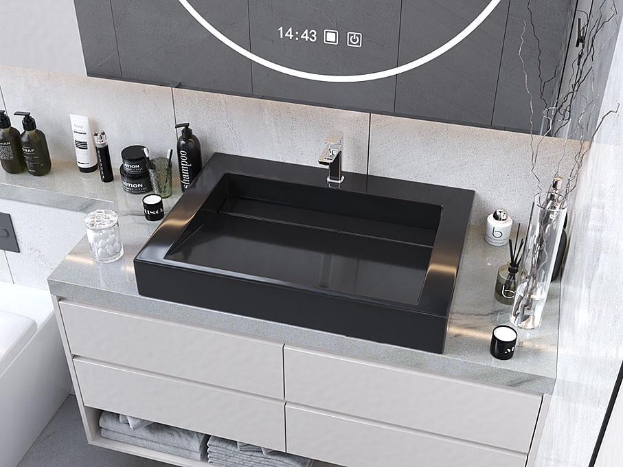 Умивальник накладний Status Boho 70 Black (648) - фото 1 Умивальник накладний Status Boho 70 Black (648) - фото 1