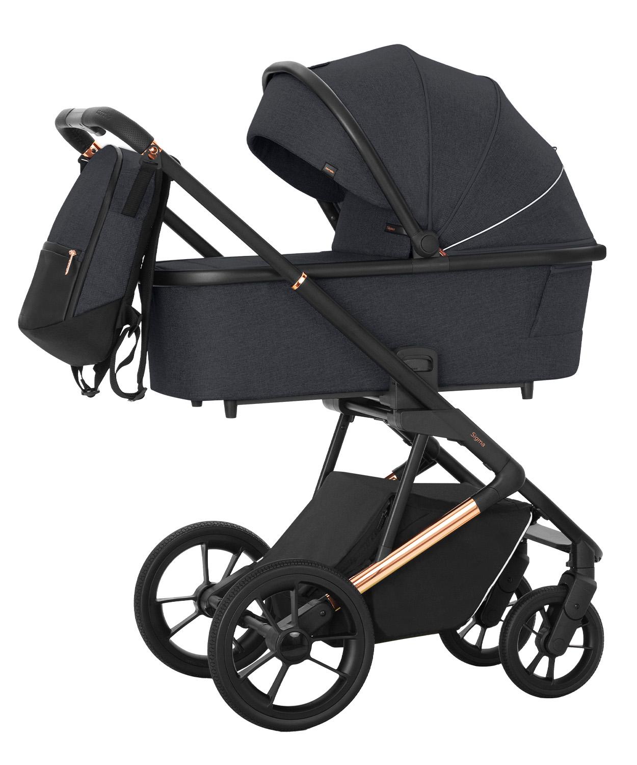 Коляска універсальна Carrello Sigma 3в1 CRL-6510 Midnight Grey
