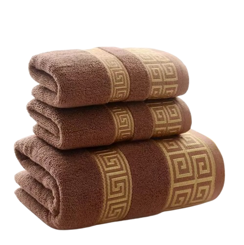 Набор полотенец Ornament Premium 3в1 140х70 см/74х34 см/74х34 см Коричневый (NR3in1BathBraunPREMIUM) - фото 6 Набор полотенец Ornament Premium 3в1 140х70 см/74х34 см/74х34 см Коричневый (NR3in1BathBraunPREMIUM) - фото 6