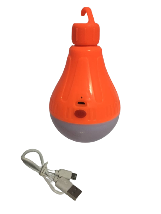 Лампочка светодиодная LY-V09 на аккумуляторе с крючком 3 режима 30 W Оранжевый (b0ad46c8)