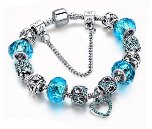 Женский браслет Primo Heart в стиле Pandora Blue (805982349)