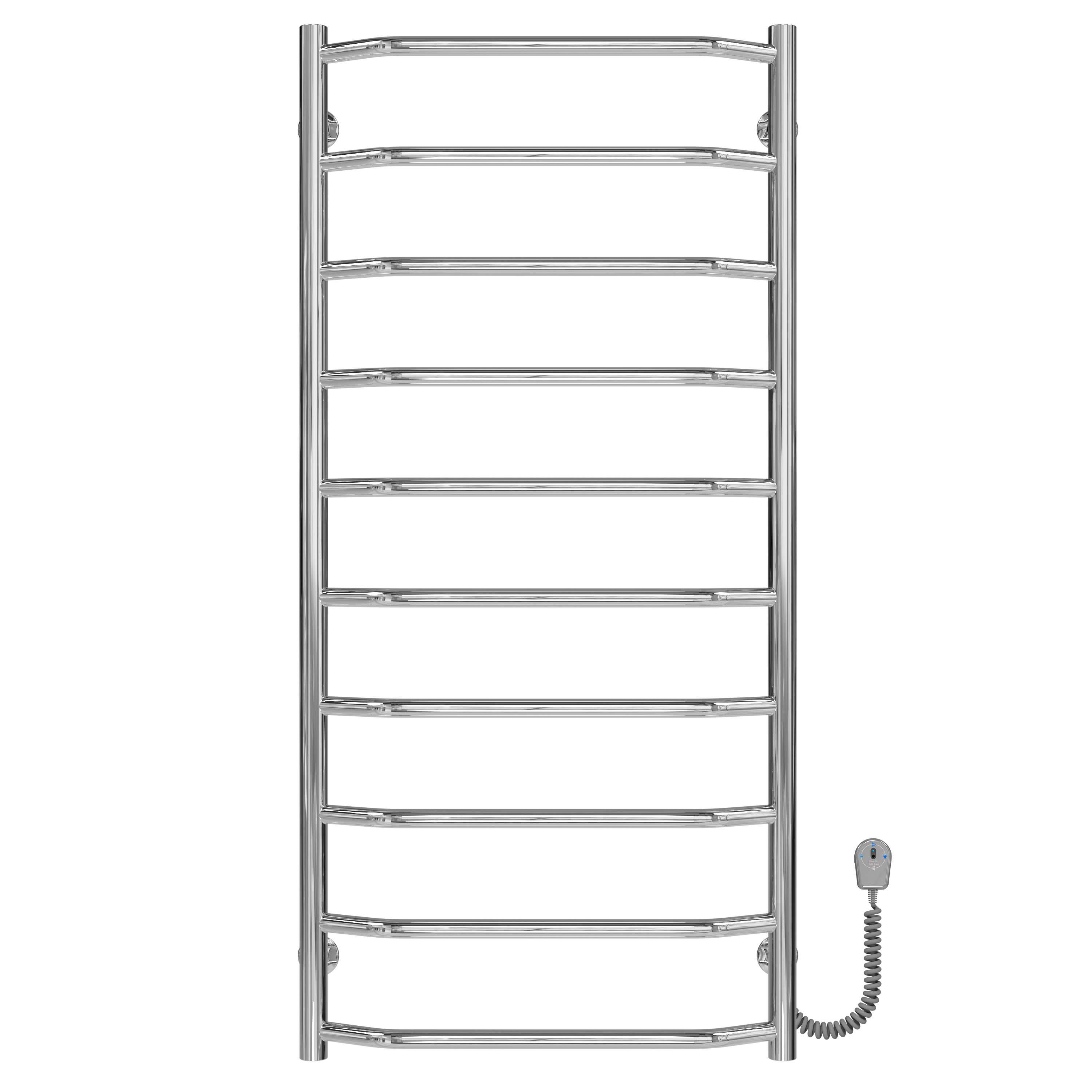 Полотенцесушитель электрический Deffi Трапеция П10 EF16 правое подключение нержавеющая сталь 500х1100 мм Хром (C.TR.110.50.10.E.C.R.5)