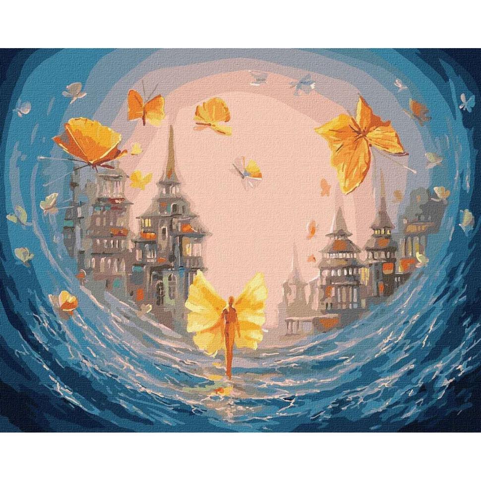 Картина по номерам Идейка Бабочки души 40х50 см (KHO5026)