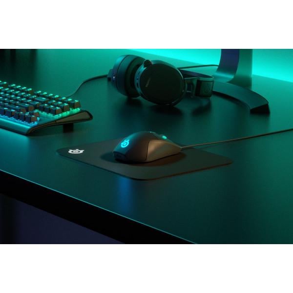 Коврик для мышки игровой SteelSeries QcK Small 250x210x2 мм Black (63005) - фото 3