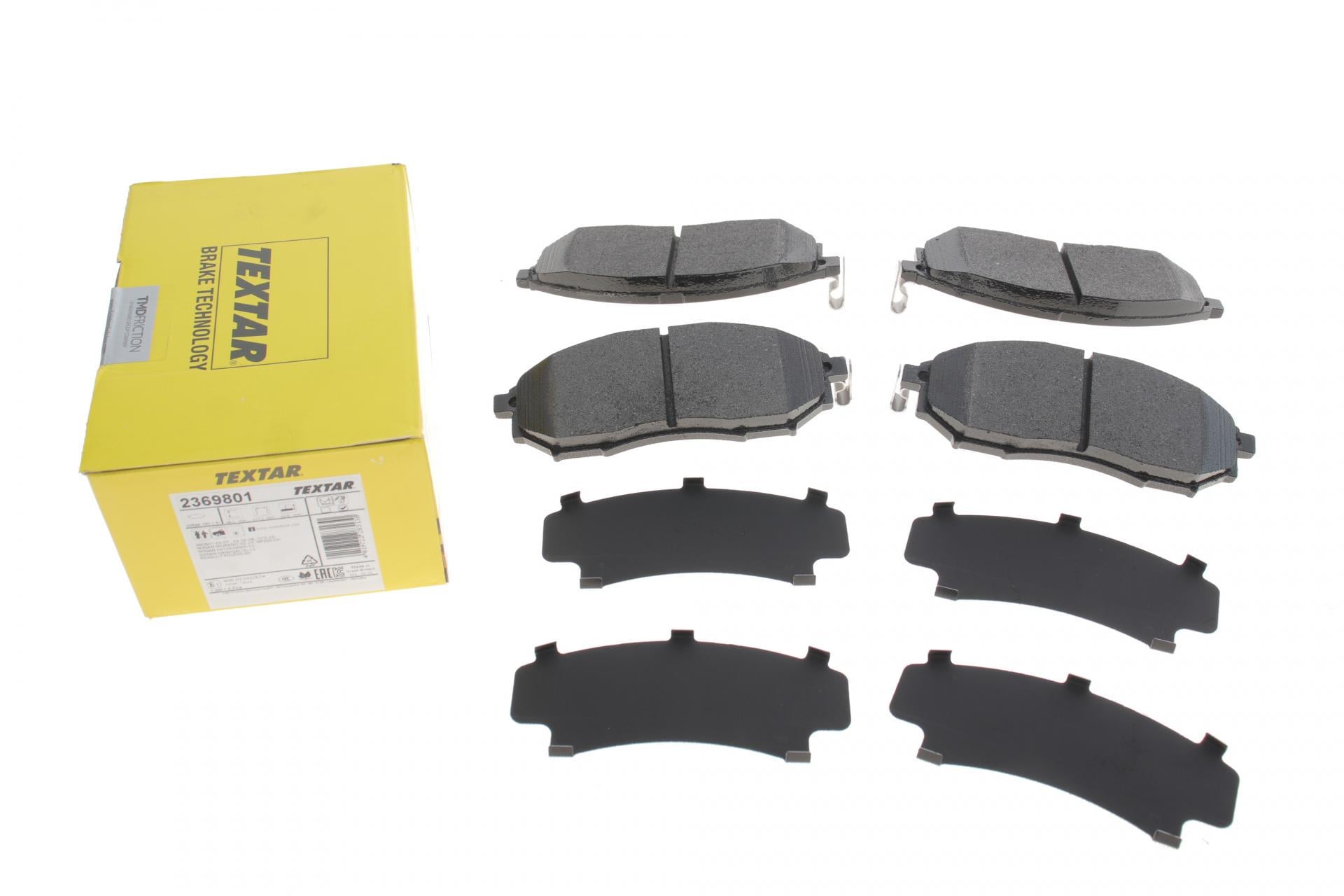 Колодки тормозные передние TEXTAR для Renault Koleos 08-/Nissan Qashqai 07-14/Pathfinder/NP300 05-Sumitomo (2369801)