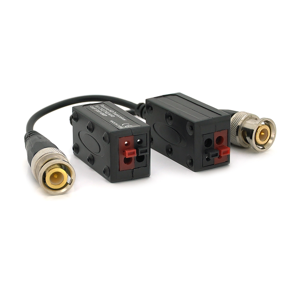 Приймач відеосигналу пасивний VOLTRONIC HD-801 1080P 3/4/5MP 400 м BNC-M пружинні затискачі 2 шт. (YUT_V1676)