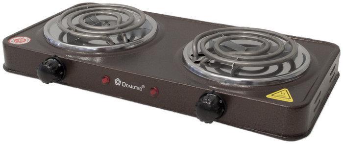 Электроплита спиральная Domotec MS 5802 с двумя конфорками