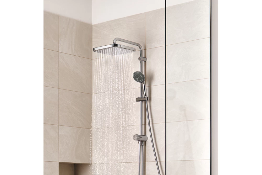 Набір змішувачів для ванної кімнати Grohe QuickFix Start M-Size UA202305RM 3в1 (374069) - фото 9