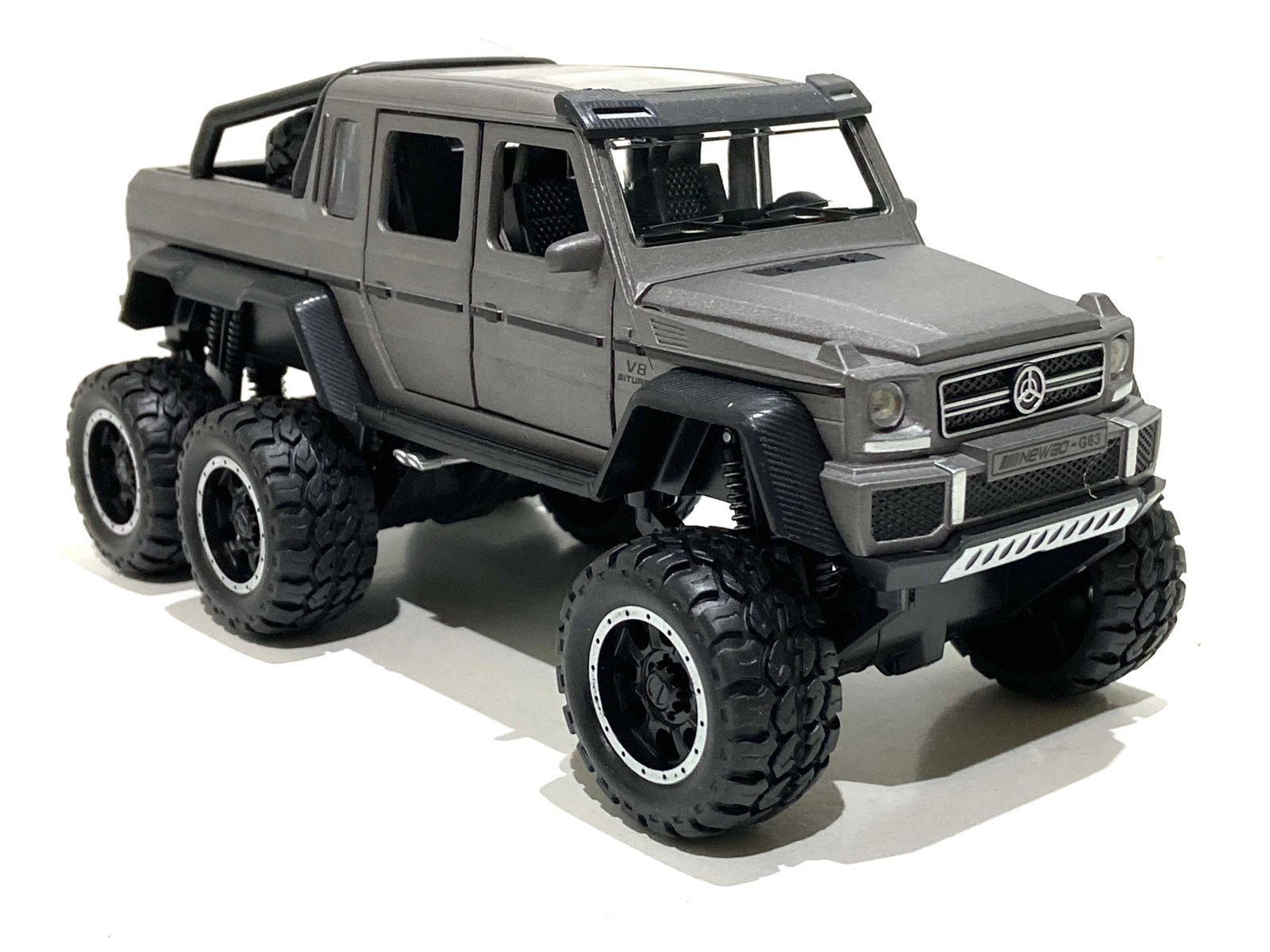 Машинка Автопром Mercedes-Benz G63 Гелендваген 19 см металл подвеска 1:32 Серый (7692)