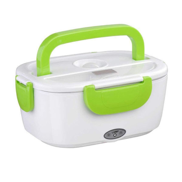 Ланч бокс с подогревом Lunch Heater электрический 220/12 V Зеленый