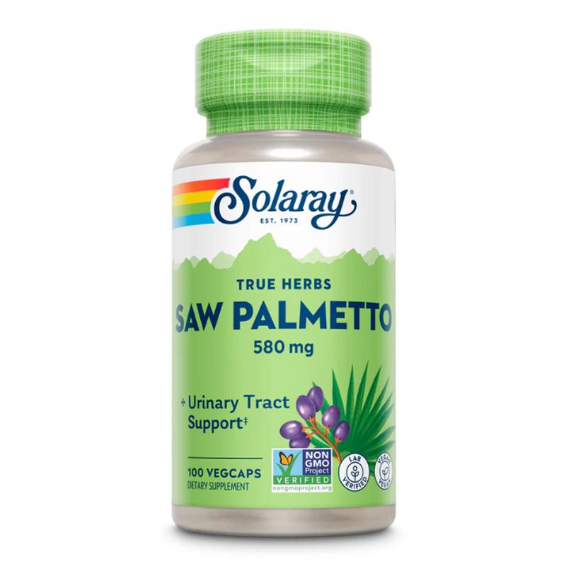 Экстракт Со пальметто Solaray Saw Palmetto Berry Extract 580 mg 100 вега-капс. (22999-01)