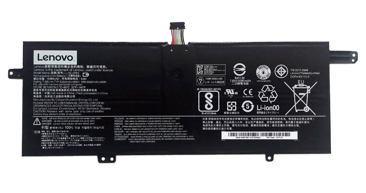 Аккумулятор для ноутбука Lenovo L16C4PB3 Ideapad 720S-13ARR 7,72 V 6217 mAh (075269)