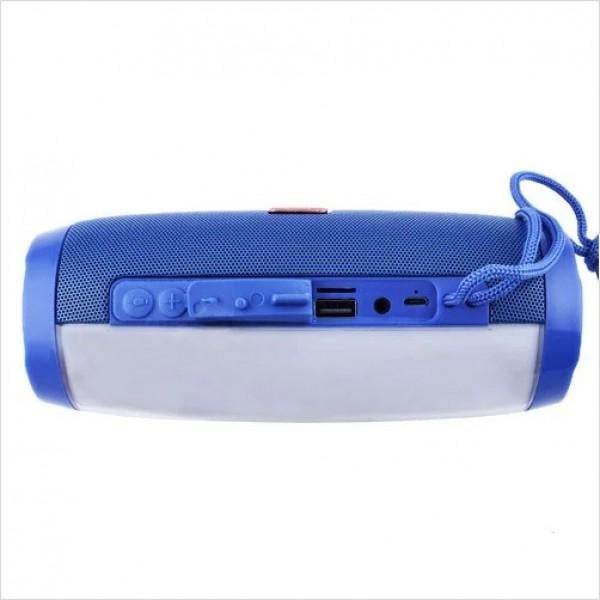 Колонка портативна TG-157 Pulse Bluetooth вологостійка з підсвічуванням Синій