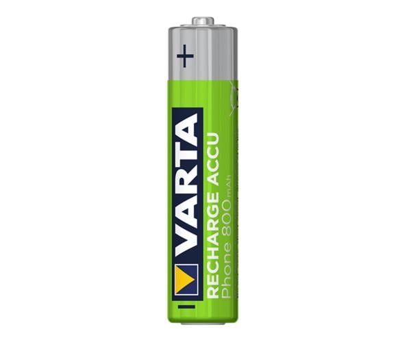 Батарея акумуляторна Varta Recharge ACCU AAA HR03 Ni/MH 800mAh Green