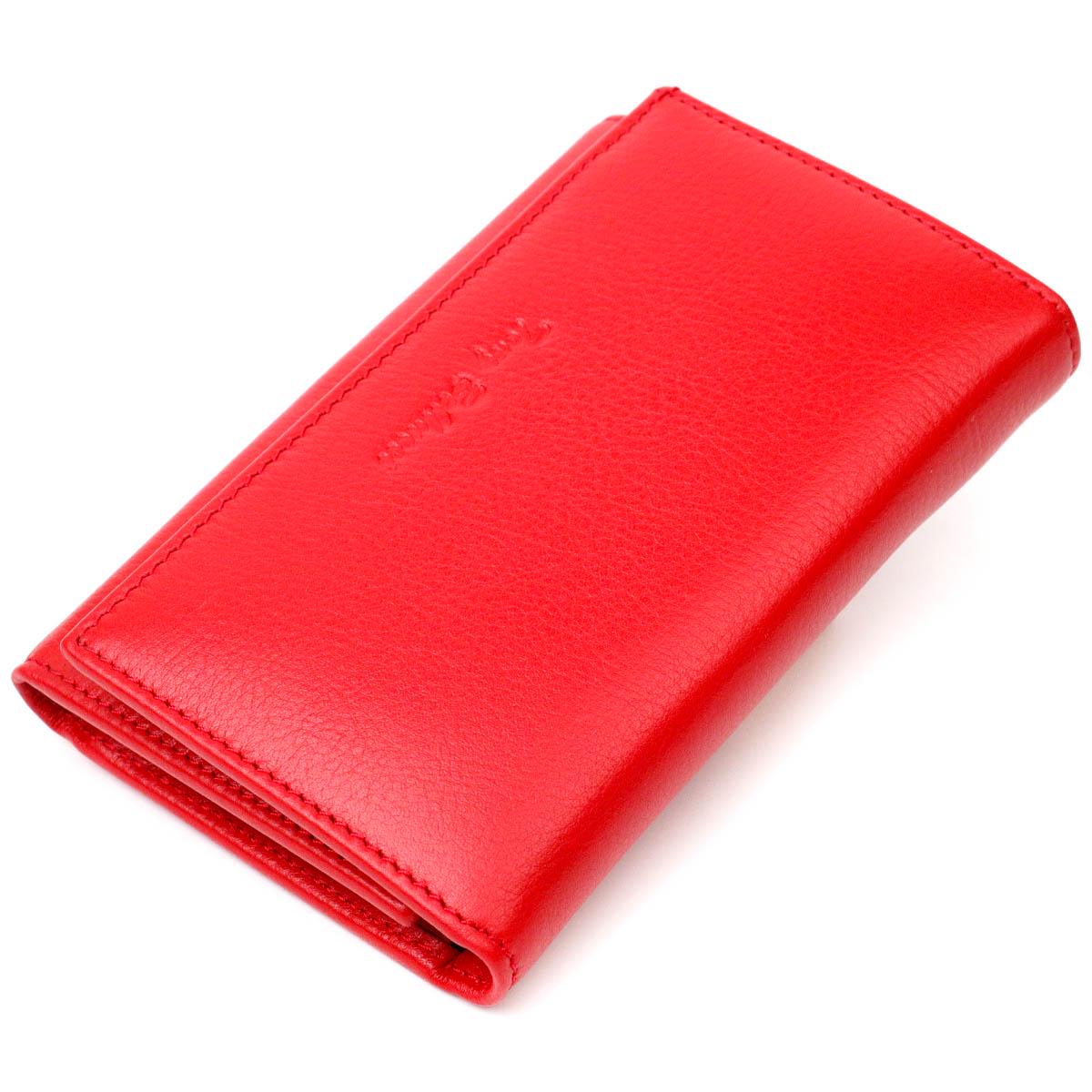 Кошелек для женщин Tony Bellucci Wallet 22038 из натуральной кожи Красный (56239)