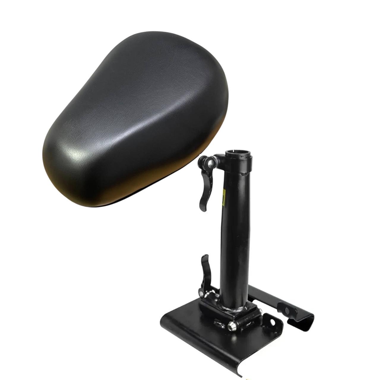 Седло для велосипеда и электросамоката на четырех амортизаторах с подседельным штырем