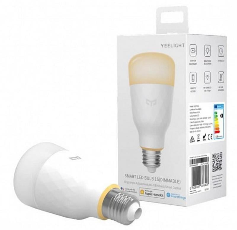 Лампочка светлодиодная Yeelight Smart Bulb 1S Dimmable E27 YLDP15YL YLDP153EU - фото 4