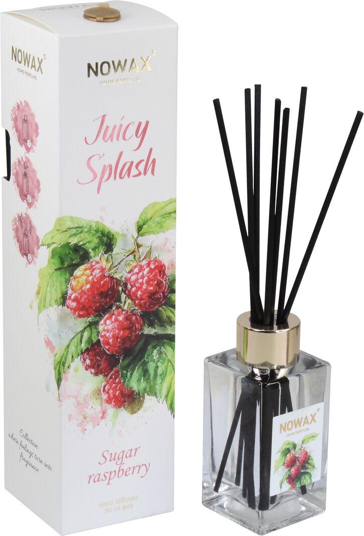 Ароматизатор Nowax Juicy Splash Sugar Raspberry жидкий в банке 90 мл (NX00176)