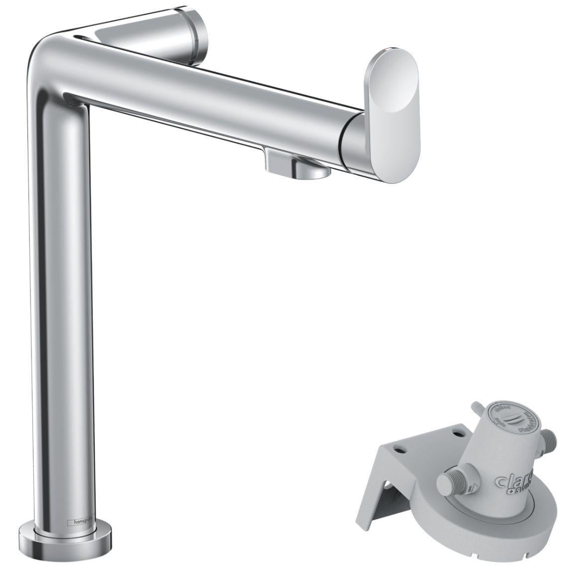 Смеситель кухонный для мойки Hansgrohe Aqittura M91 FilterSystem 240 1jet латунь Chrome (76804000)