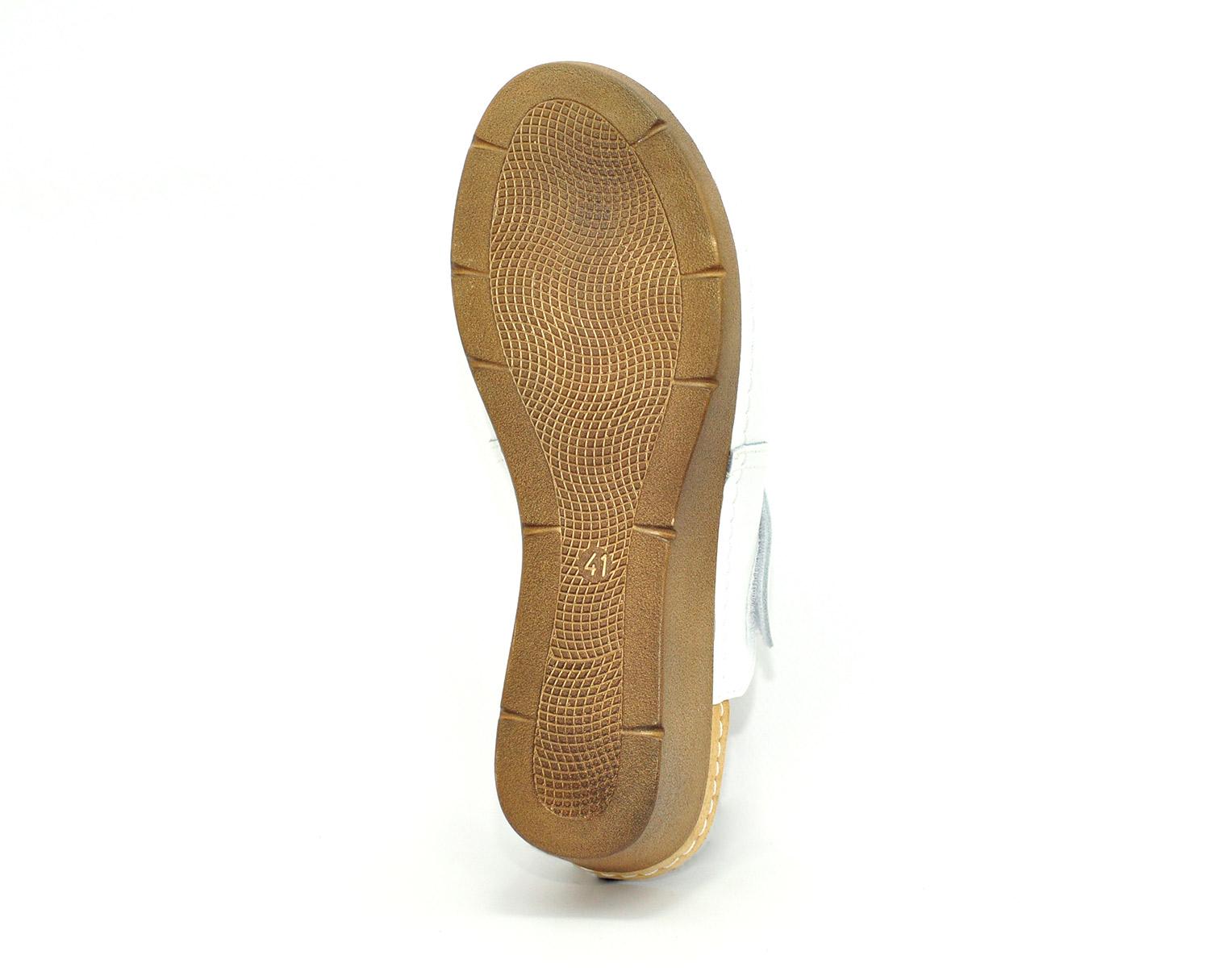 Женские сабо кожаные Leon 1001 р. 41 Белый - фото 3