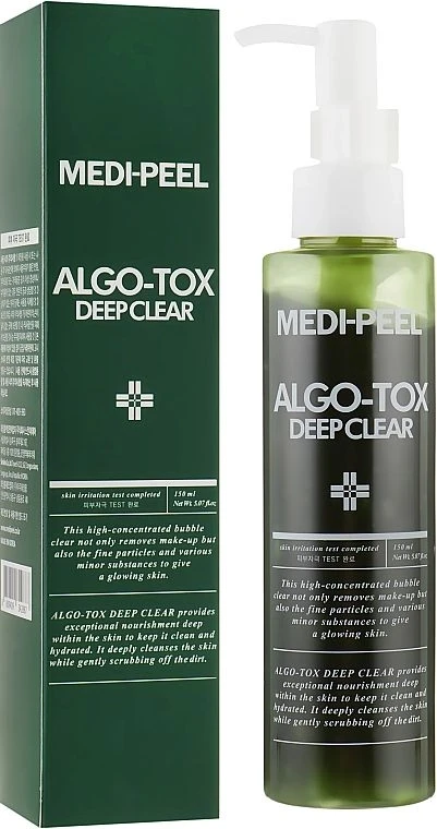 Гель для глубокой очистки кожи Medi peel AlgoTox Deep Clear с эффектом детоксикации 150 мл