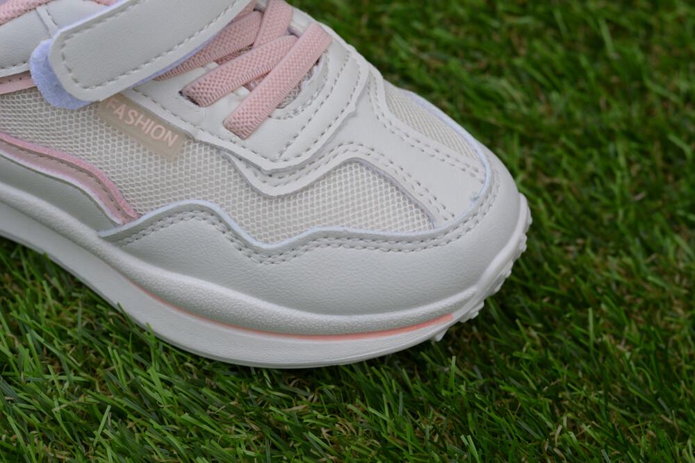 Кроссовки детские сетка на липучке для девочки р. 30 Розовый (11189633) - фото 4 Кроссовки детские сетка на липучке для девочки р. 30 Розовый (11189633) - фото 4