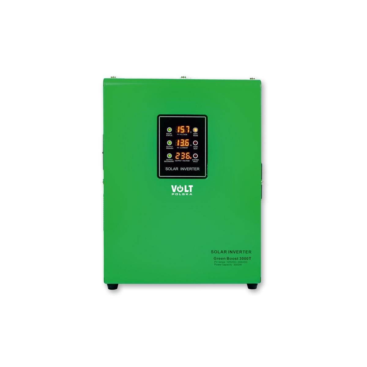 Инвертор солнечный Volt Polska GREEN BOOST 3000 TERMINAL 120-350 В постоянного тока (3SR3000000)