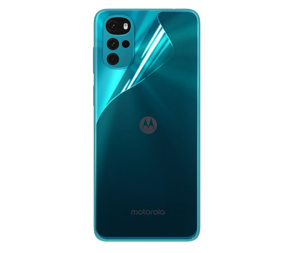 Пленка противоударная гидрогелевая Hydrogel Film для Motorola Moto G22 на заднюю панель Transparent