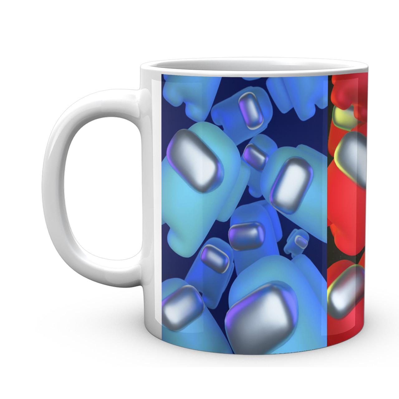 Чашка Gee! Among Us Один из нас Голубой/Красный/Желтый AU.02.557