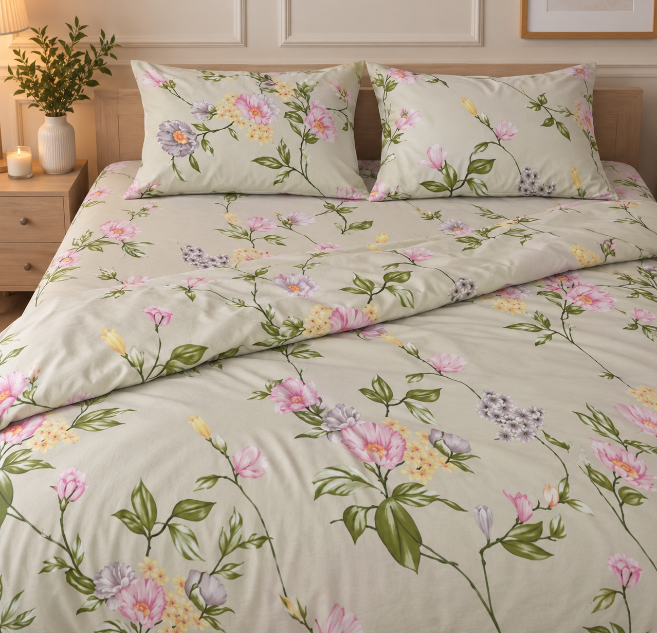 Комплект постільної білизни дитячий PaniPava Floral Watercolor бязь 110х140 см (92109734) Комплект постільної білизни дитячий PaniPava Floral Watercolor бязь 110х140 см (92109734)