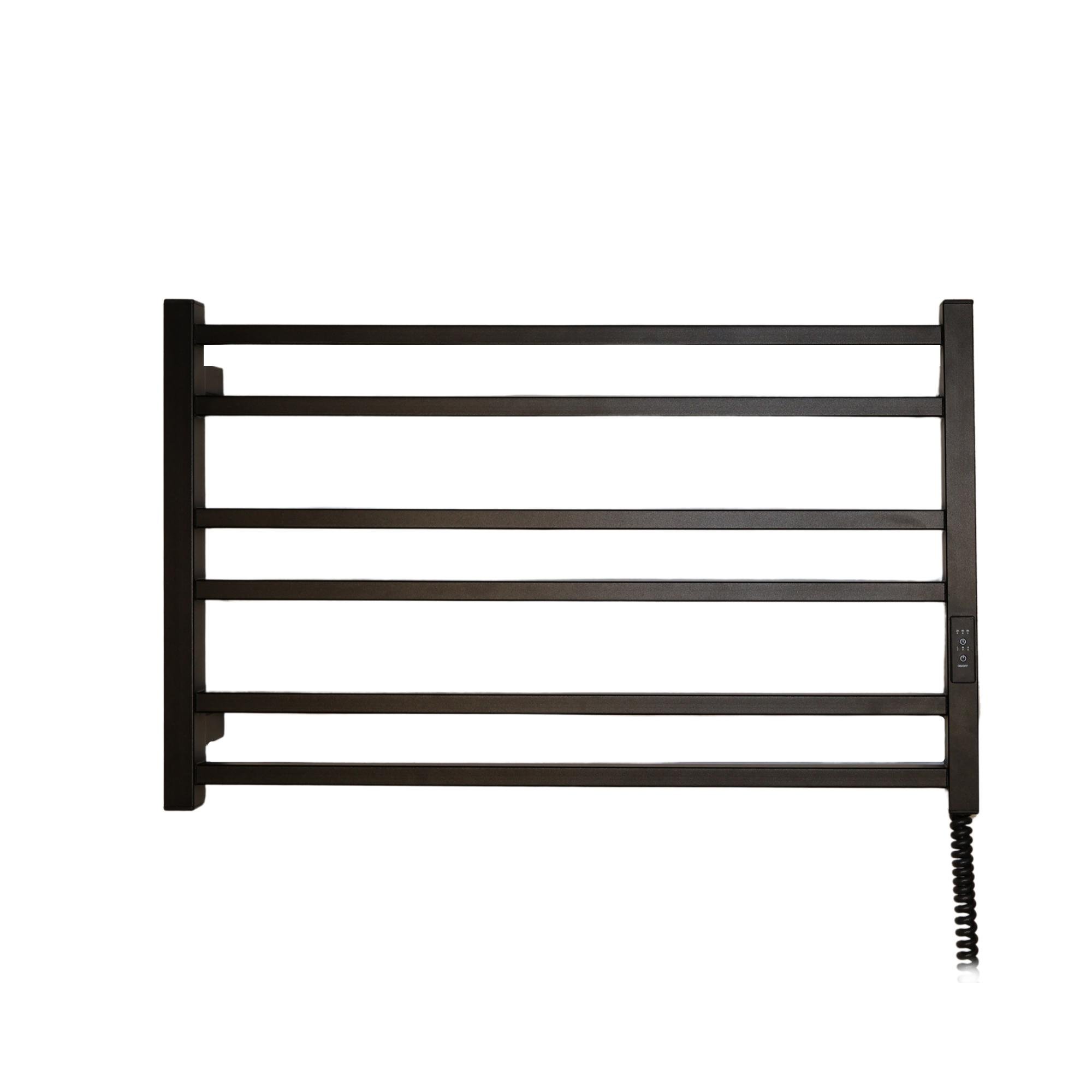 Полотенцосушитель электрический Carino Michele с контроллером 490x790 мм Черный матовый (M7937FBM)