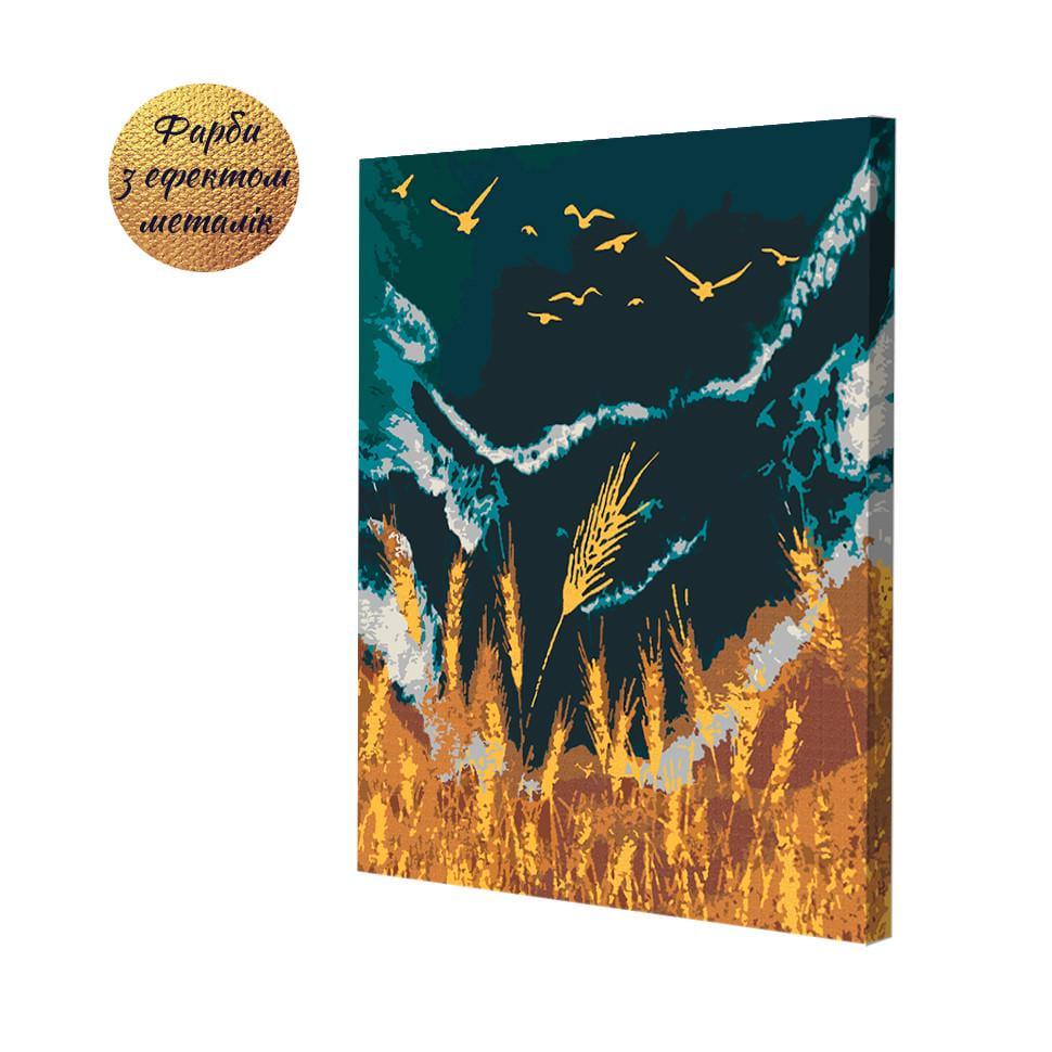 Картина по номерам Riviera Blanca Золотое поле 40x50 см (RB-0619)