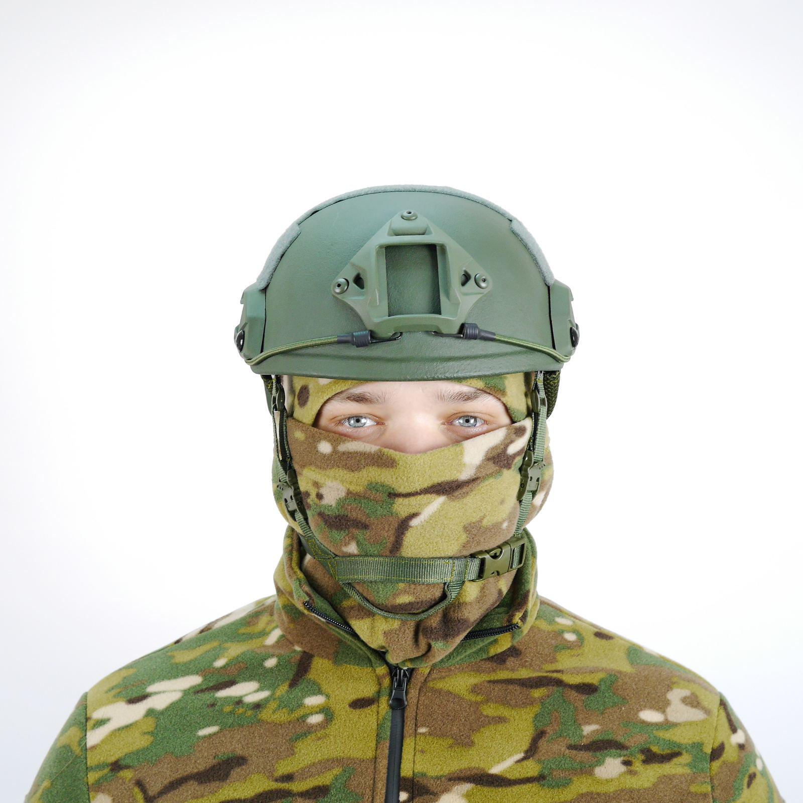 Шолом балістичний FAST Helmet 1 клас захисту ДСТУ рівня NIJ IIIA Olive - фото 2