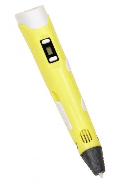 Набор 3DPen Kit 3D ручка с планшетом для рисования ножницами защитой пальцев Yellow с пластиком 200 м (35047891)