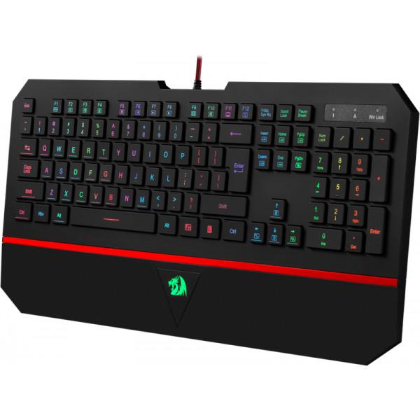 Клавіатура провідна Redragon Karura2 ігрова RGB підставка UKR USB (564004) - фото 2