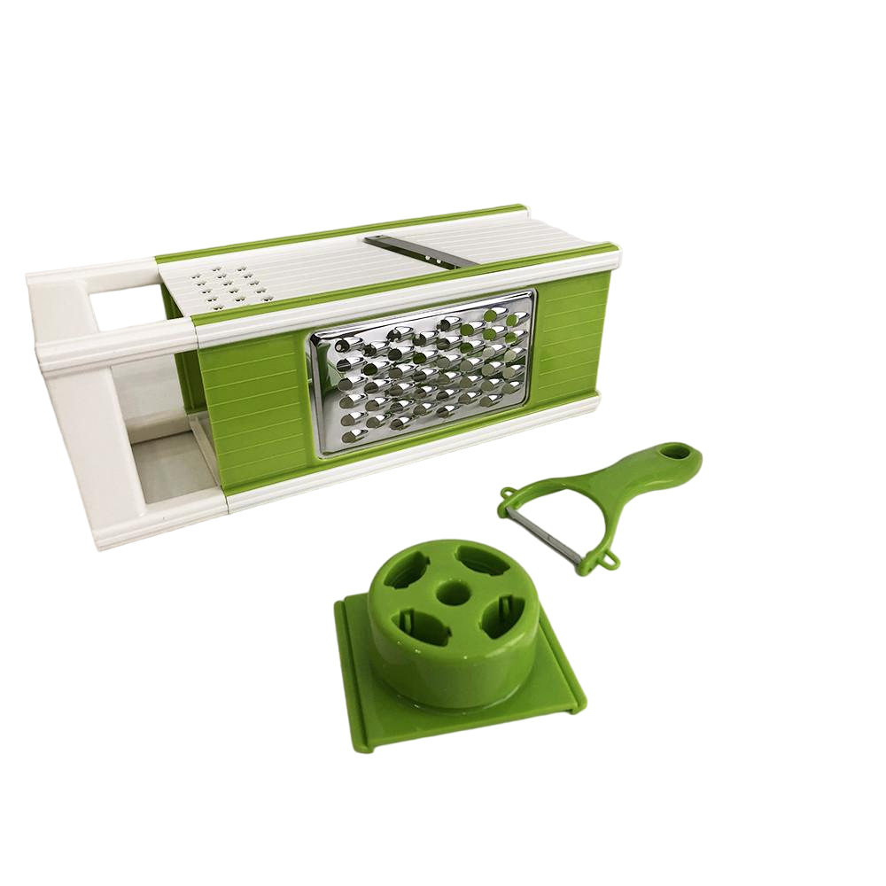 Мультислайсер Multi Purpose Grater для овочів та фруктів з контейнером Салатовий (Ks4355465)