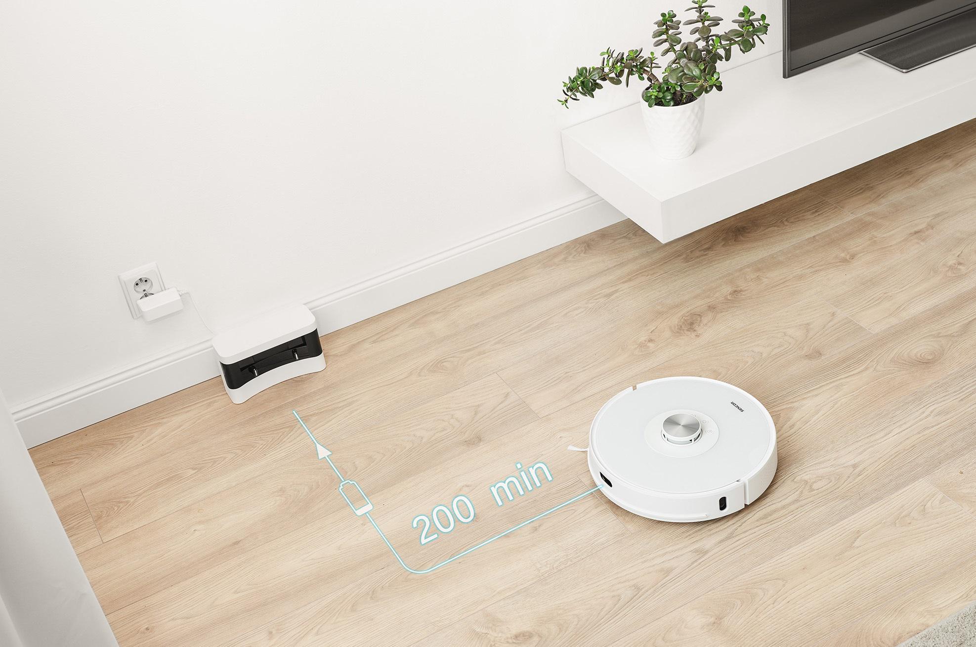 Робот-пилосос Sencor вологе прибирання 400 Вт Білий (ERC-SRV9350WH) - фото 11