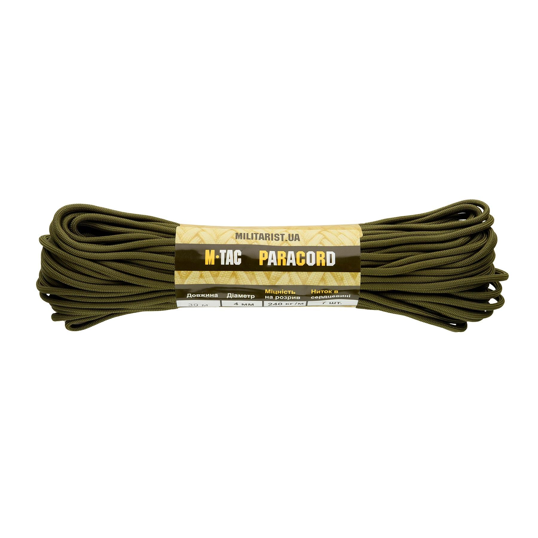 Паракорд M-Tac 550 type III 30 м Army Green