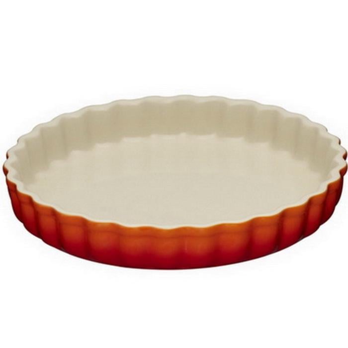 Блюдо для запекания круглое Le Creuset волнистое 28 см Оранжевый (33972243)