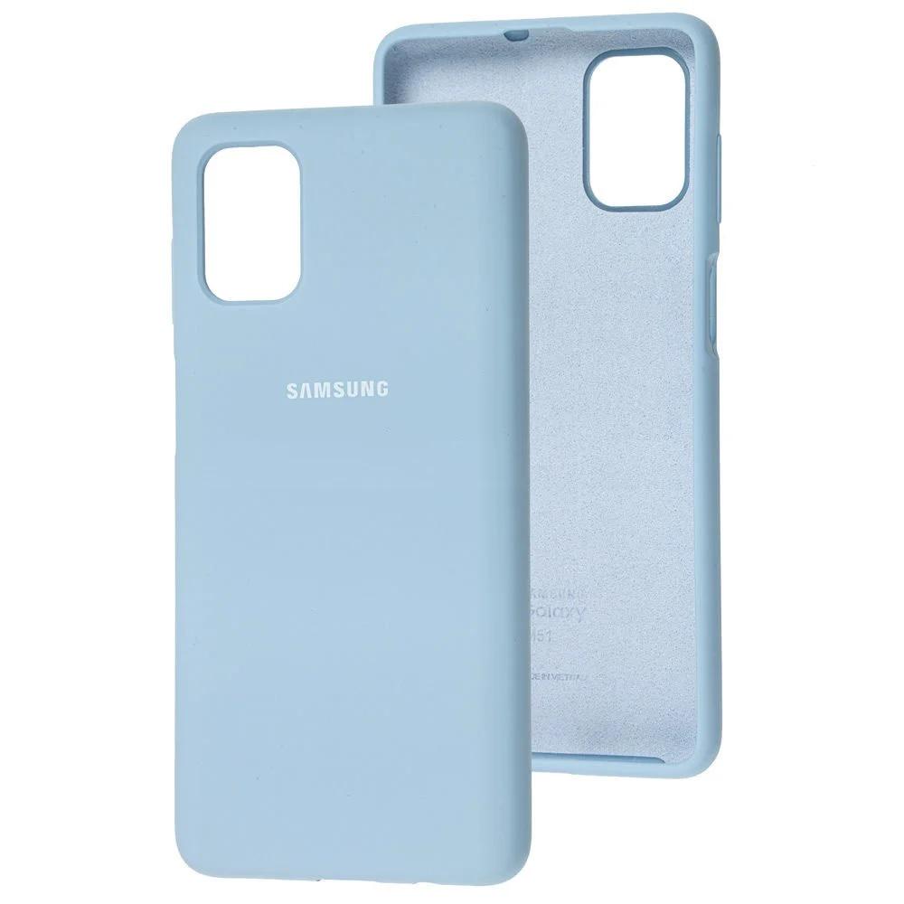 Силіконовий чохол бампер Epik для Samsung Galaxy M51 (2020) M515 Light Blue