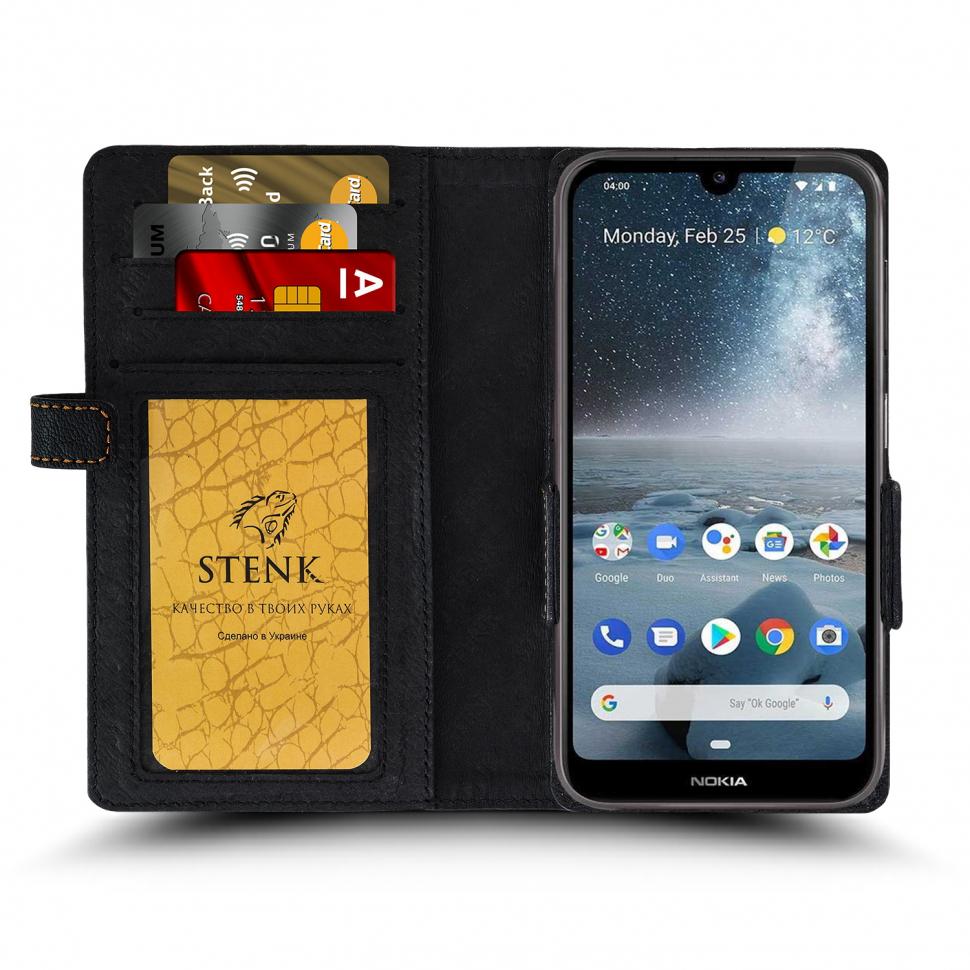 Чехол книжка Stenk Wallet для Nokia 4.2 Черный (64601)