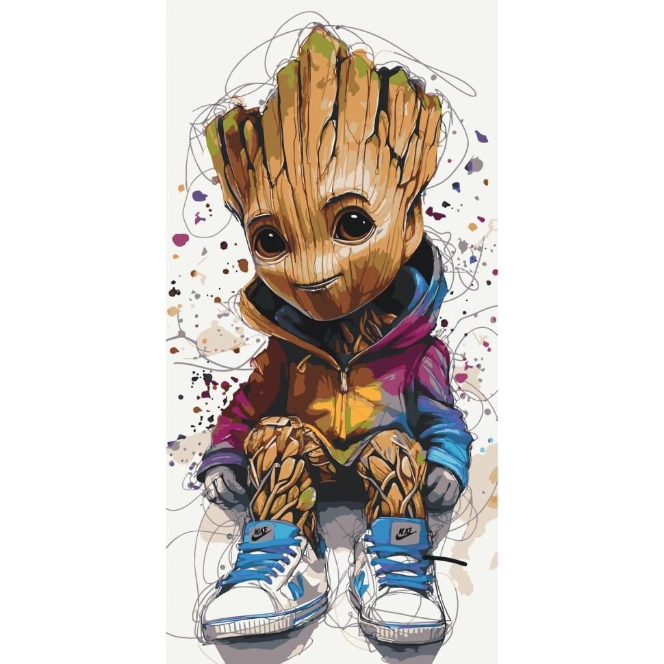 Картина по номерам ART CRAFT Я есть Грут 40х80 см (16096-AC)