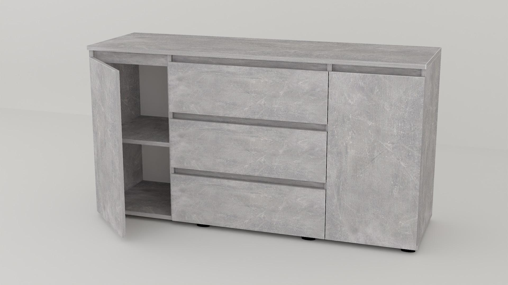 Комод Алекса СН-131/45 140х45х75 см Індастріал