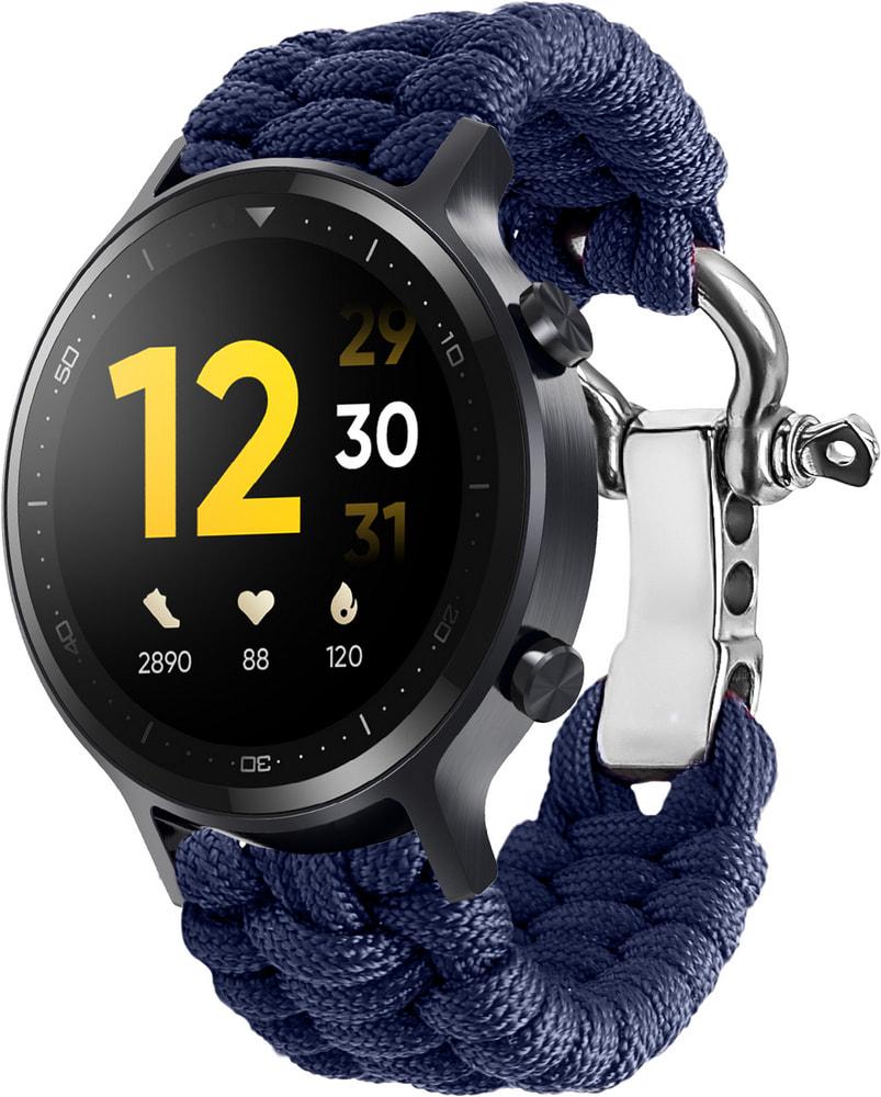 Ремінець з Паракорду Ruper для Realme Watch S (22mm) Dark Blue (30822-5D)