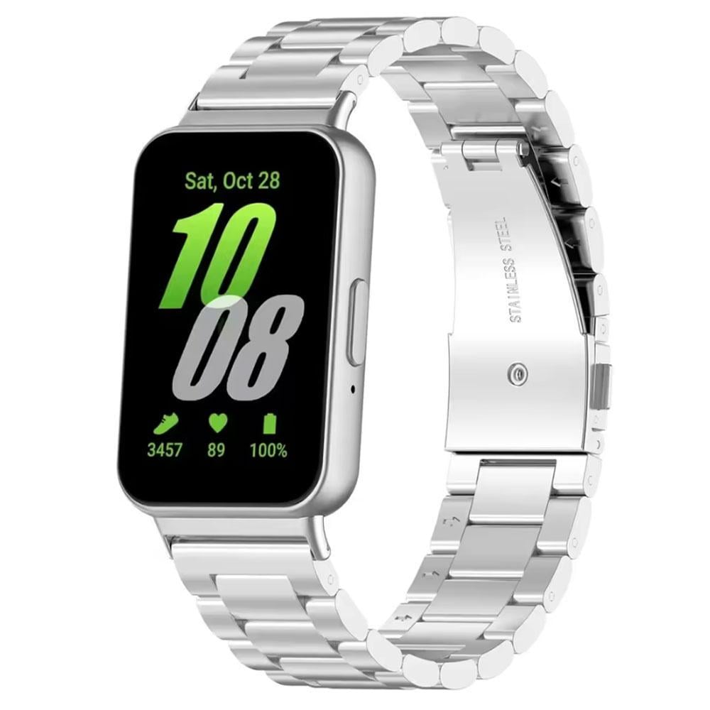 Ремешок металлический Primolux для смарт-часов Samsung Galaxy Fit 3 SM-R390 Silver (2662725440) - фото 4 Ремешок металлический Primolux для смарт-часов Samsung Galaxy Fit 3 SM-R390 Silver (2662725440) - фото 4