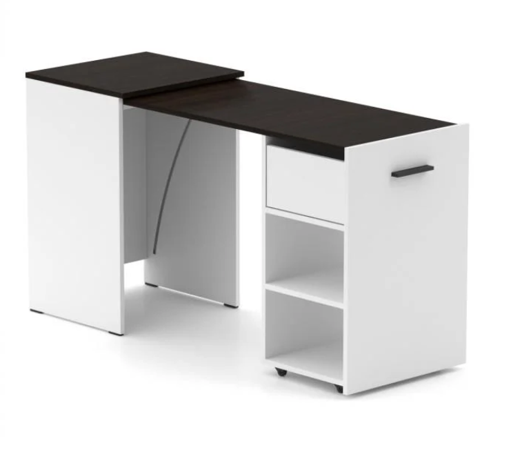 Стол-трансформер Knap Knap Hobana Ш1 140х50х75,6 см Белый/Венге - фото 1