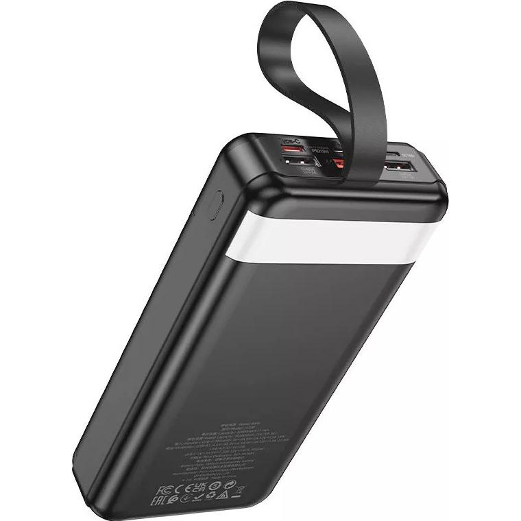 Внешний аккумулятор Hoco Element J123B 30000 mAh 22,5W Black - фото 4 Внешний аккумулятор Hoco Element J123B 30000 mAh 22,5W Black - фото 4