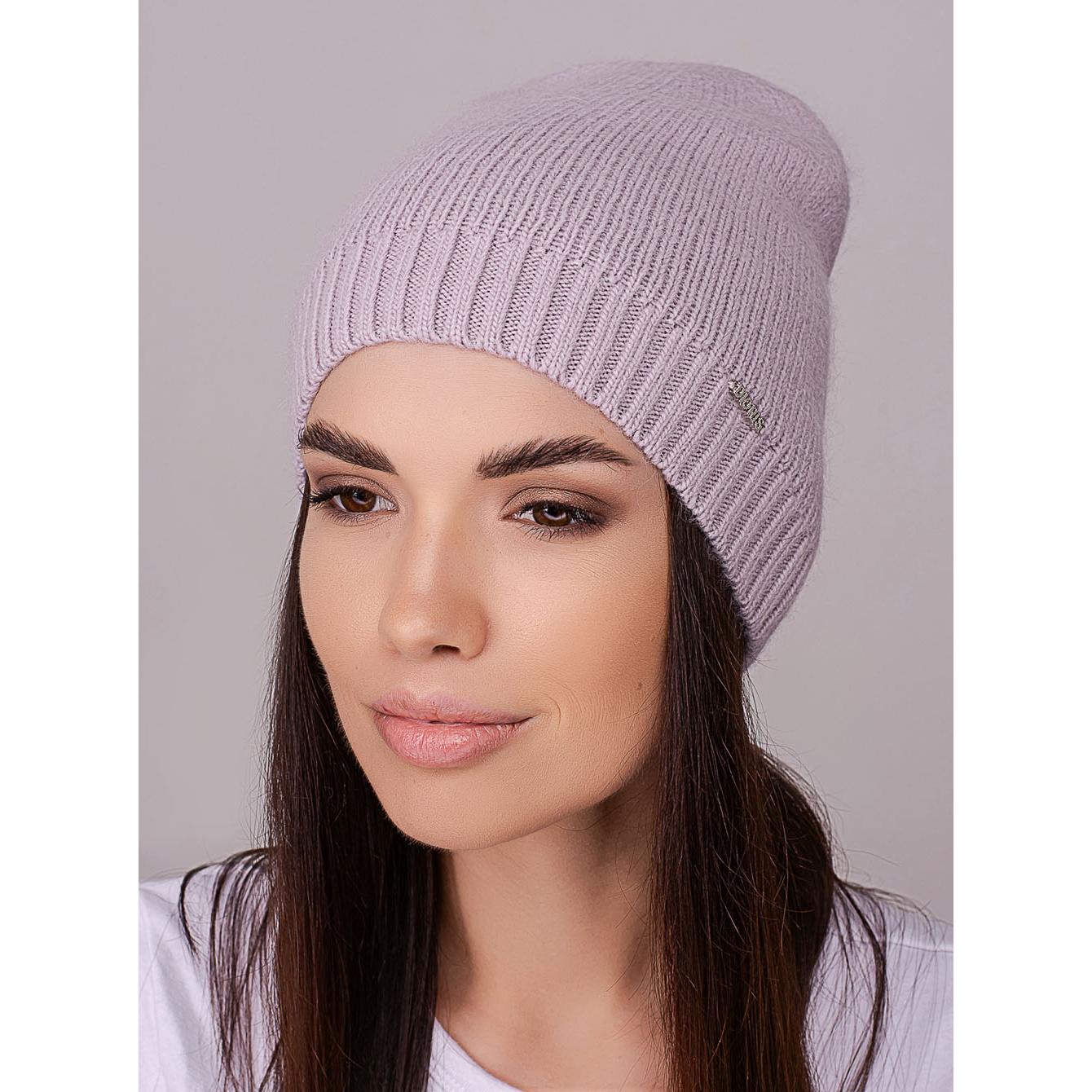 Шапка женская Leks ИНТРИГА кашемировая с добавлением ангоры без отворота одинарная one size Лавандовый (215391) - фото 1 Шапка женская Leks ИНТРИГА кашемировая с добавлением ангоры без отворота одинарная one size Лавандовый (215391) - фото 1