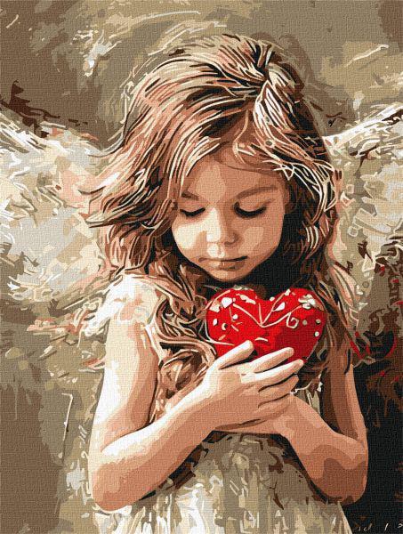 Картина по номерам Ideyka Ангел любви 30x40 см (KHO8706)